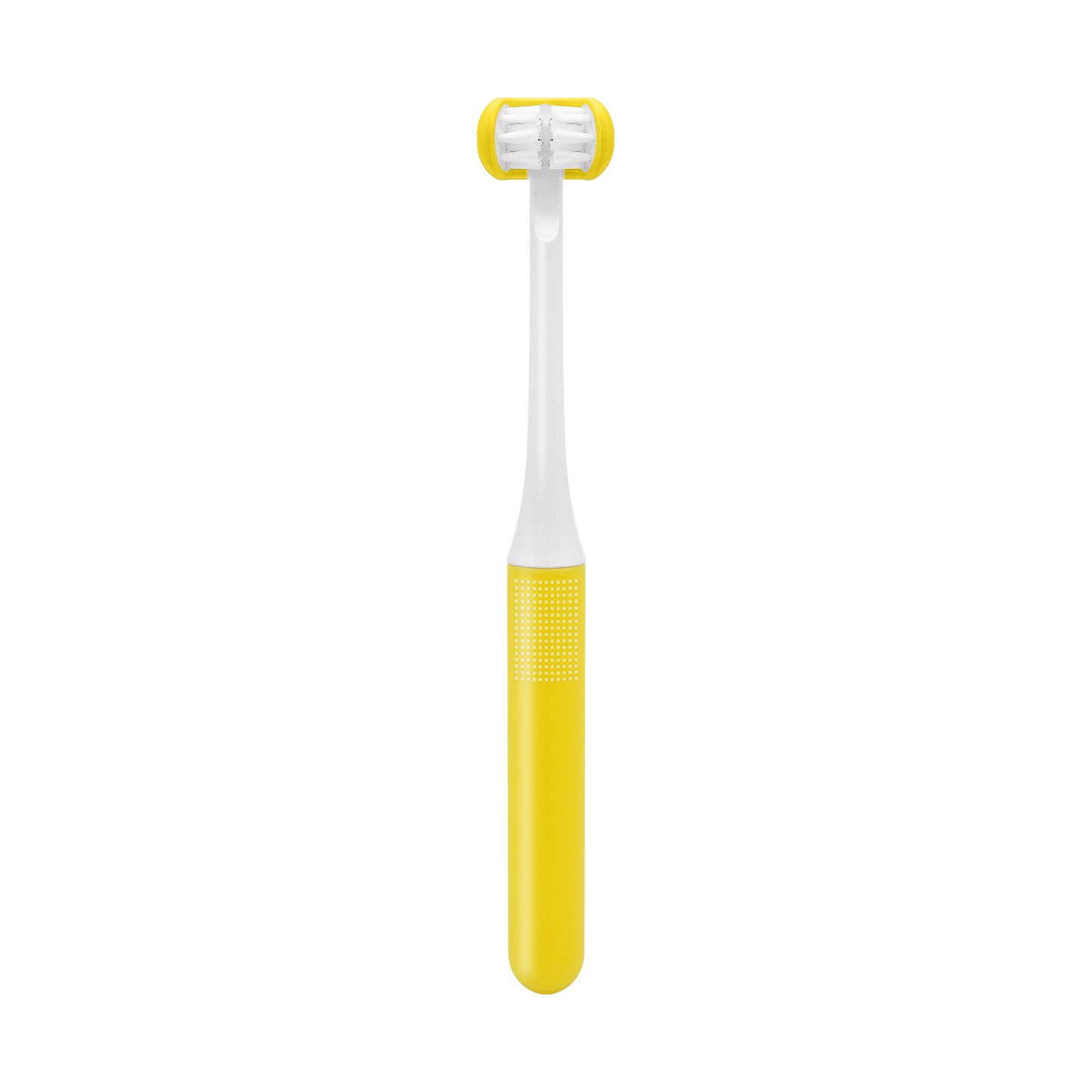 3 Sided Toddler Toothbrush, Soft Bristles Kids Toothbrush, Kids Silicone Elastic Brush Heads Gentle Clean Each Tooth