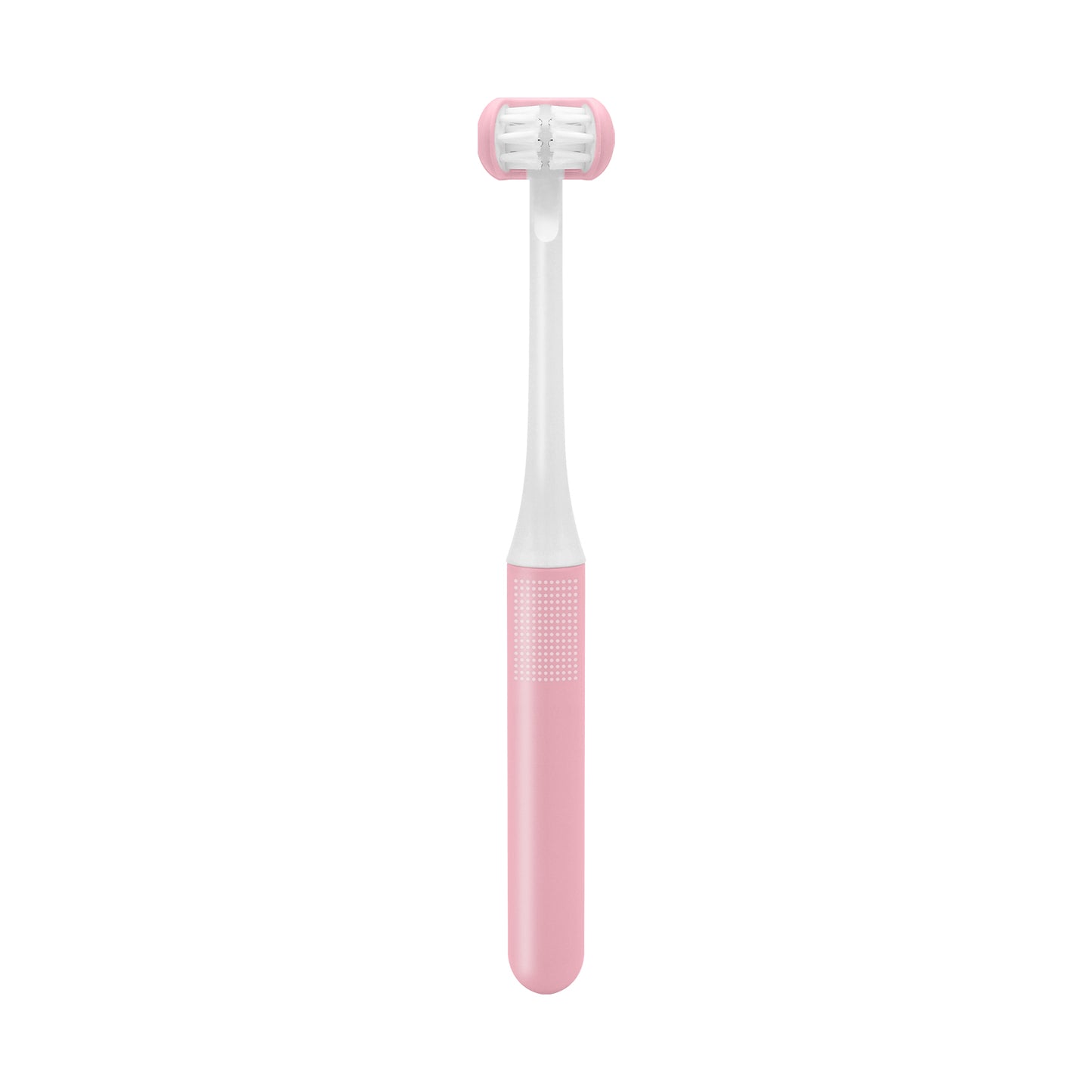 3 Sided Toddler Toothbrush, Soft Bristles Kids Toothbrush, Kids Silicone Elastic Brush Heads Gentle Clean Each Tooth